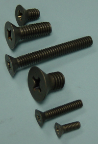 Titanium Flat Head Phillips Machine Screw