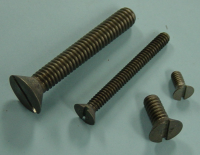 Titanium Flat Head Slotted Machine Screw