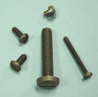 Titanium Pan Head Slotted Machine Screw